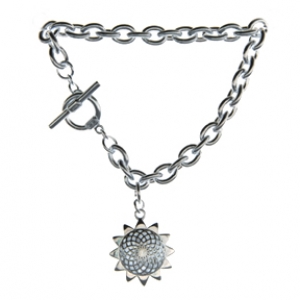 Bracelet, Tiffany Style Sunflower