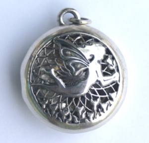 Aromatherapy Jewelry - Scent Chamber Fairy, sterling silver