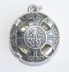 Aromatherapy Jewelry - Scent Chamber Celtic Cross, sterling silver