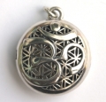 Aromatherapy Jewelry - Scent Chamber OM, sterling silver