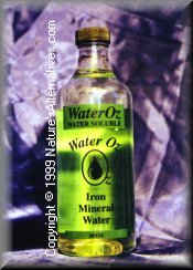 anemia and iron ionic mineral water