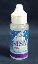MSM methylsufonylmethane water