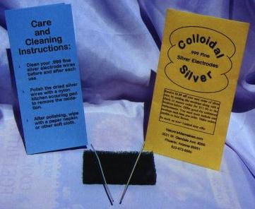 .9999 fine silver wire electrodes