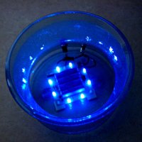 blue LED light base