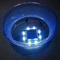 white LED light base