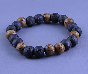 Zorbitz Karma Beads: Brown & Black Kamology Bracelet